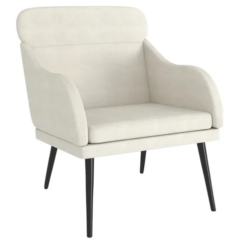 Kremowy fotel wypoczynkowy Bombri