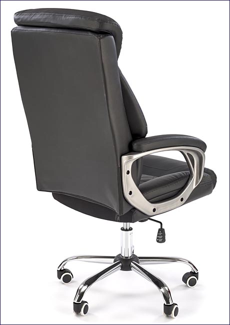 ergonomiczny obrotowy fotel czarny Nestino