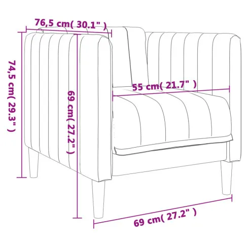 Wymiary fotela Fufil