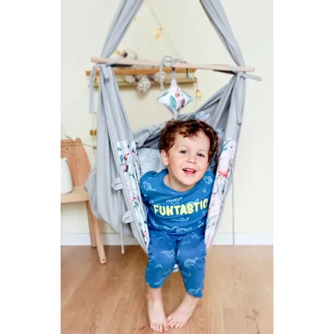 Szczegółowe zdjęcie nr 5 produktu Wiszący bujak dla niemowlaka, dziecka na sprężynie - Kortado 3X