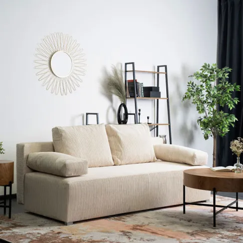 Wizualizacja wnętrza z sofą Arna