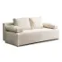 Beżowa sztruksowa sofa z funkcją spania - Arna