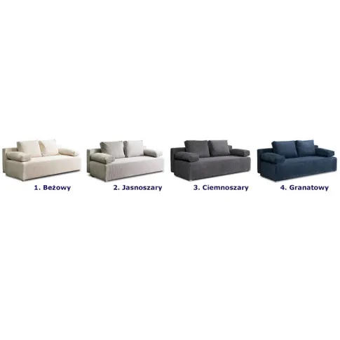 Wersje kolorystyczne sofy Arna