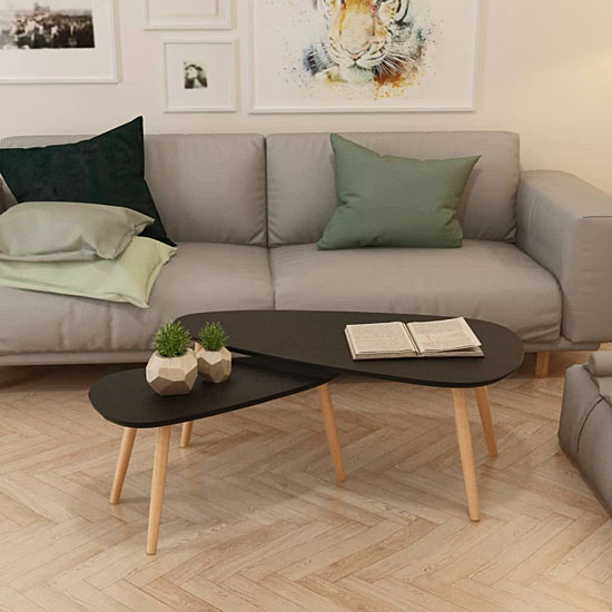 Prezentacja stolików Aaron czarny