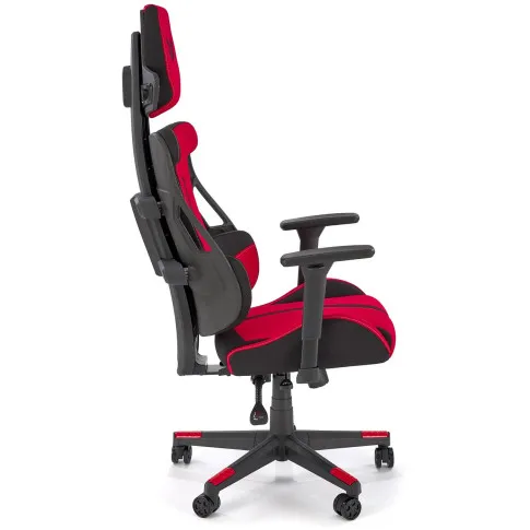 regulowany fotel gamingowy czerwony Milaro