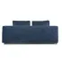 Sztruksowa granatowa sofa Arna