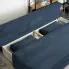Nowoczesna rozkładana sofa sztruksowa Arna