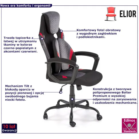 obrotowy fotel z regulacją Iker