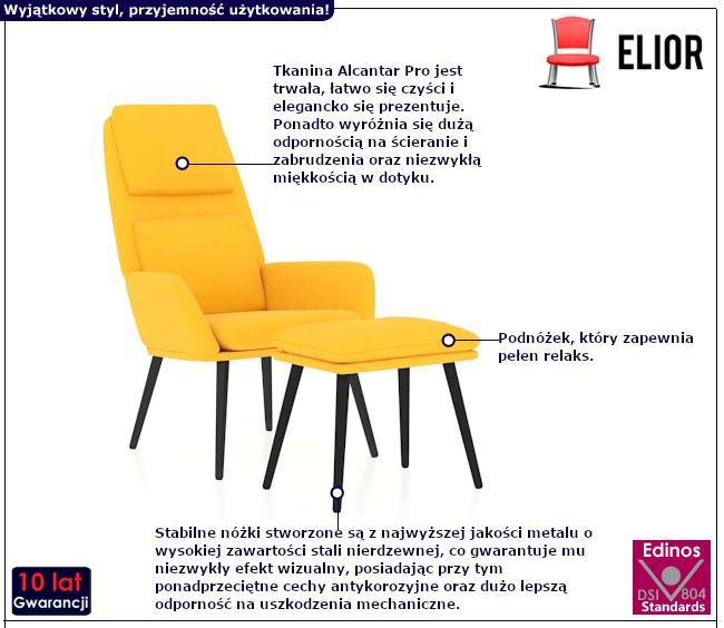 Fotel wypoczynkowy Etones