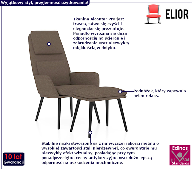 Fotel wypoczynkowy Etones