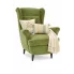 Jasnozielony fotel wypoczynkowy do salonu - Risten