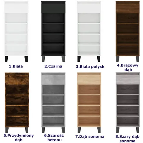 warianty kolorów szafki Lela 3X