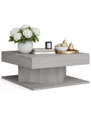 Szary nowoczesny stolik kawowy - Irin w sklepie Edinos.pl