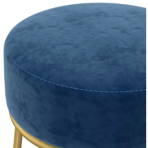 granatowy stołek do salonu Landix 3X granat