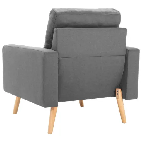 Minimalistyczny szary fotel Meriozi