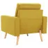Musztardowy fotel Meriozi