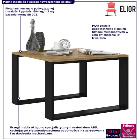 Fotografia Ława kawowa do salonu dąb artisan - Monero 4X z kategorii Salon