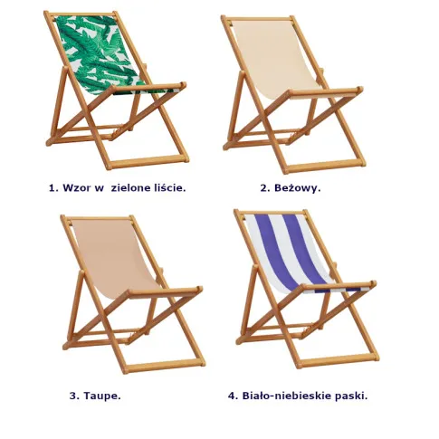 Kolory leżaka