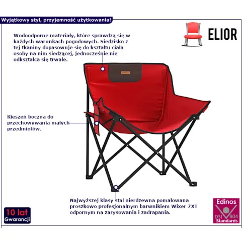 Taranto czerwone krzesła