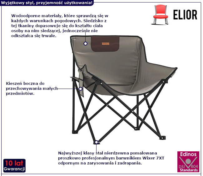 Krzesło turystyczne Uniz