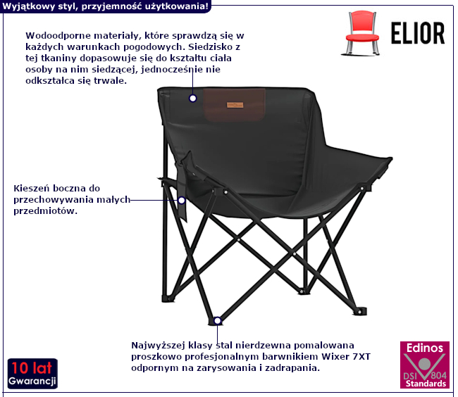 Krzesło turystyczne Uniz