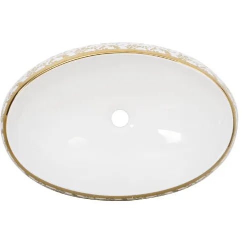 Owalna umywalka nablatowa Flogir