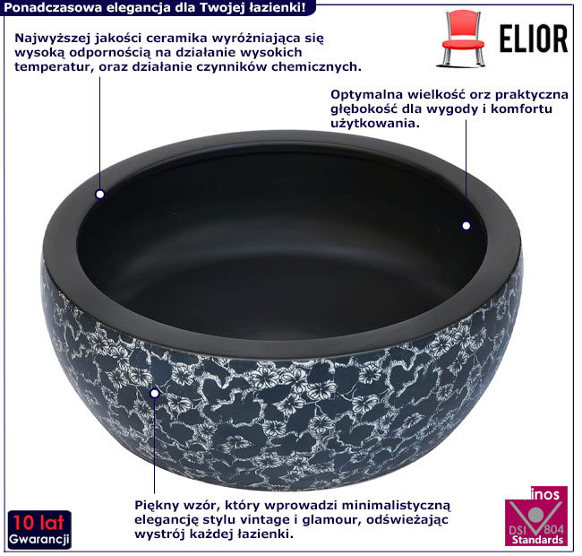 Ceramiczna umywalka Ilmona 5X