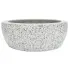 Szara okrągła umywalka ceramiczna - Ilmona 6X
