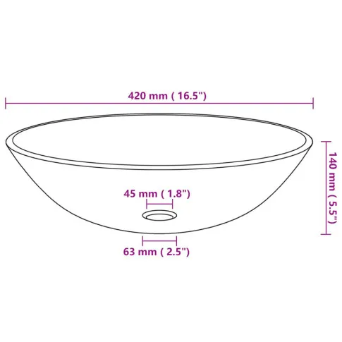 Wymiary umywalki Ivoxi 