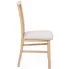 Drewniane krzesło klasyczne dąb artisan Mako 4X
