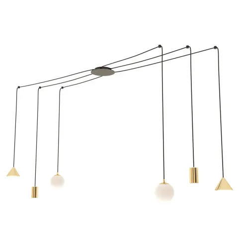 Nowoczesna lampa pająk D132 Ecruz