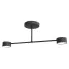 Czarna industrialna lampa sufitowa - D133-Firlox
