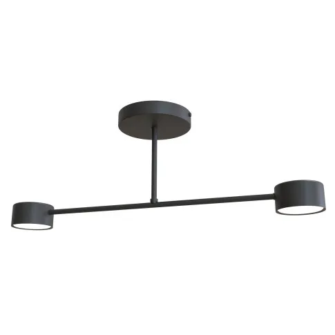 Czarna loftowa lampa D133 Firlox
