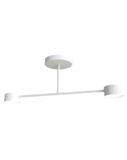 Biała nowoczesna lampa sufitowa - D133-Firlox w sklepie Edinos.pl