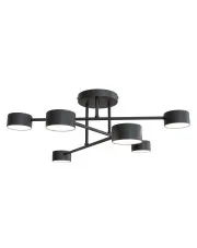 Czarna industrialna lampa sufitowa - D135-Firlox w sklepie Edinos.pl
