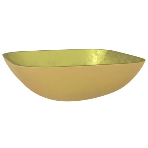 Złota umywalka nablatowa Jedris