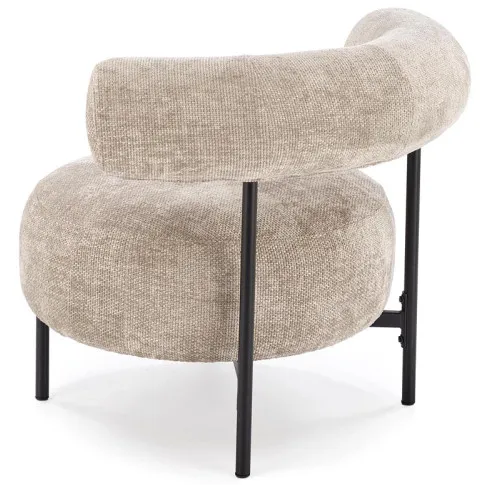 designerski fotel beżowy Baxter