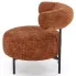 designerski fotel cynamonowy Baxter