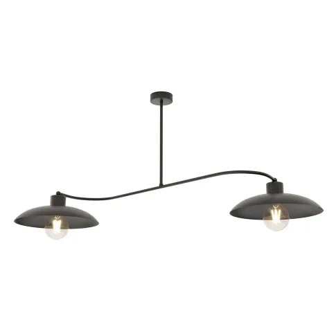 Czarna lampa sufitowa D136 Barvix