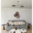 Czarna lampa sufitowa D136 Barvix