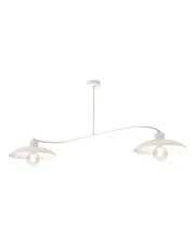 Biała industrialna lampa sufitowa - D136-Barvix w sklepie Edinos.pl