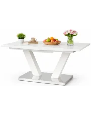 Biały nowoczesny stół do salonu - Festis w sklepie Edinos.pl