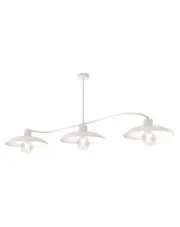 Biała industrialna lampa sufitowa - D137-Barvix w sklepie Edinos.pl