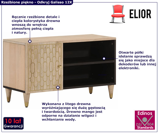 Szafka pod telewizor galisso 12X
