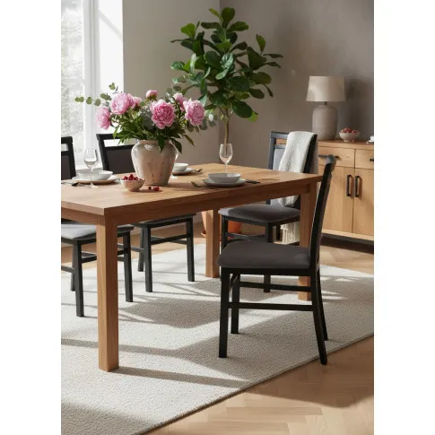 Klasyczne krzesło welurowe czarny   grafit   Syriusz