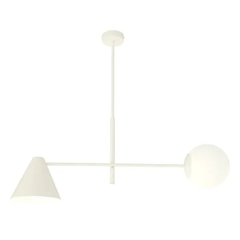 Biała nowoczesna lampa sufitowa D137-Vilox