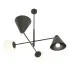 Czarna lampa sufitowa w stylu loftowym - D140-Upin