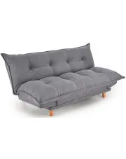 Popielata rozkładana sofa z regulacją podłokietników - Frimo w sklepie Edinos.pl
