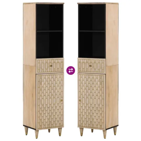 rustykalny slupek do salonu Galisso 18X