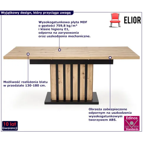 Nowoczesny stół Pamiro